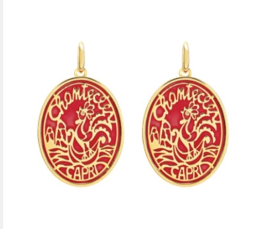 Ohrringe Chantecler Dame Logo Chantecler in Gold Diamante 0.01 Ct 44681 - 44681